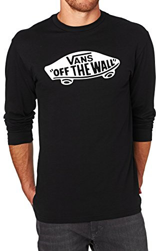 Vans Men's OT Long Sleeve T-Shirt, Black/Black, X-Large