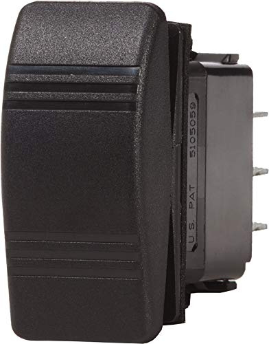 Blue Sea Systems 8292 Contura OFF-(ON) SPST Switch, Black
