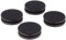 inakustik - 008509 - Premium Doubletten Absorber| Mit spezieller Gummimischung für optimale Dämpfung | 4er Set in Chrom | Belastbar bis 20 kg/Durchmesser: 55mm, Stärke: 15mm