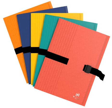 ELBA Dokumentenmappe CLIP'N GO, DIN A4, aus Karton, sortiert