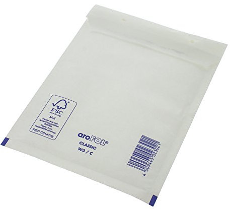 Luftpolstertasche 3(C) weiß 17x22,5cm Karton 100 Stück