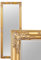 Eleganter Wandspiegel BESSA Gold-antik 160x60cm barock Design Spiegel pompös Holzrahmen