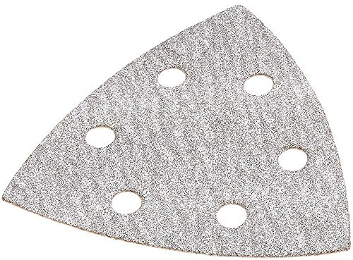 DEWALT DWASPTRI08 Hook and Loop Triangle 80 Grit Sandpaper, 12-Pack