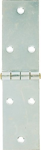 Charnière pour mobilier longue dimension de 25x80 mm en acier galvanisé poli cf. Maurer 24 Pcs
