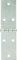 Charnière pour mobilier longue dimension de 25x80 mm en acier galvanisé poli cf. Maurer 24 Pcs