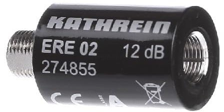 Kathrein ERE 02 Dämpfungsstecker (F-Anschluß) 12 dB