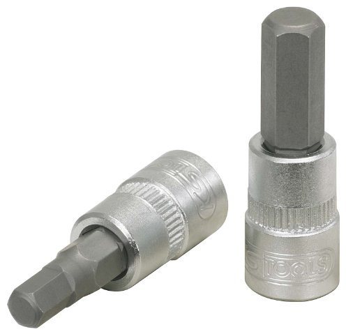 KS Tools 911.1440-E Douille tournevis 6 pans - CHROMEmat - 1/4'' - 7 mm - sur support
