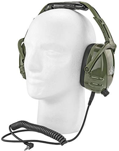 Race Day Electronics - Earmuff Headphones - RDE-990, iPhone & Scanner Compatible - Great for Impact Sports Like Hunting, Gun Range, NASCAR Races, Construction, Work, etc.