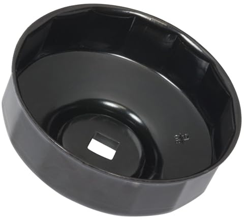 SW-Stahl Ölfilterkappe 80 mm - Ölfilterschlüssel mit 15 Kanten - 08460L | Passend für Nissan, Honda, Opel, Mazda und Kawasaki - Robustes Werkzeug für den Motor-Ölfilterwechsel in der Werkstatt