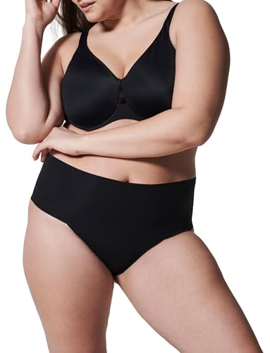 SPANXsupersmooth Undie-tectable Thong - Comfortable Core Control - Invisible Shapewear - Women No Show Thong Underwear - Very Black - Small