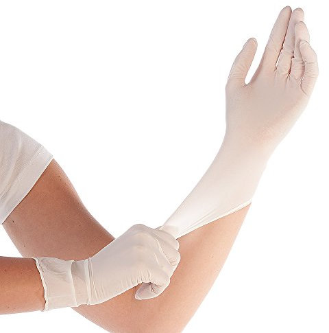 [100 Stück] Hygostar Synthetikhandschuhe ELASTIC puderfrei