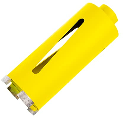 UK Drills Diamond Core Drill Bit 91mm x 150mm, Laser Welded - To Be Used in Granite, Concrete & Masonry