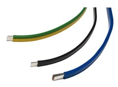 Eaton 081414 CU-Band, verzinnt, 160A, 6x9x0,8mm, schwarz
