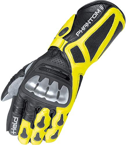 Held Phantom II - Sporthandschuh, Farbe schwarz-Neongelb, Größe L / 9