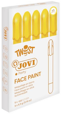 Jovi-19102 Maquillaje Infantil, Color Amarillo, 5 unità (19102)