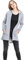 Urban Classics Damen Cardigan-Pullover, Ladies Sweat Parka, Grau, XS