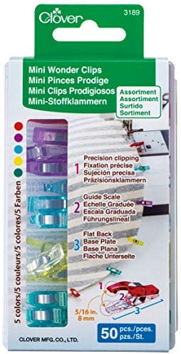 Clover Mini Clip Wonder (assortimento 50), Multicolore, Confezione da 50