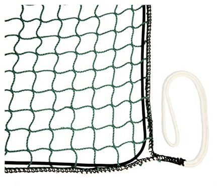 Kerbl Abdecknetz SafeNet (Größe 6 x 3,5 m, Maschenweite 45x45 mm, für PKW-Anhänger, aus geflochtetem Polypropylen knotenfrei) 37255, grün