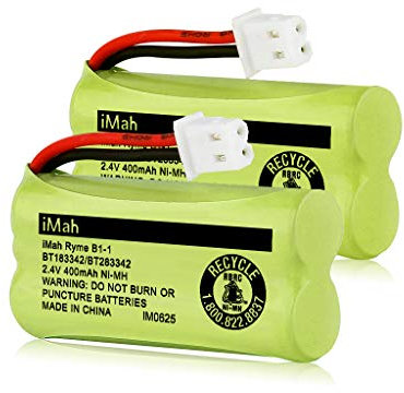 iMah Ryme B1-1 BT183342 BT283342 Cordless Phone Batteries for Vtech CS6114 CS6719-2 AT&T EL51203 Handset Telephone