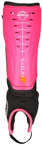 GRAYS Shield Shinguard Shinguard Schienbeinschutz, Fluo Pink/Schwarz, 2XS
