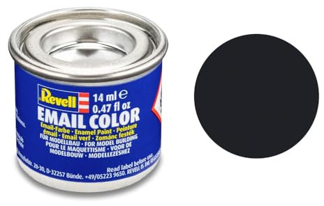 Revell 14ml Email Color Enamel Paint (Black Mat Finish)