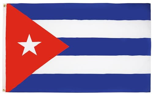 AZ FLAG - Flagge Kuba - 90x60 cm - Kubanische Fahne 100% Polyester mit Messing-Ösen - 50g