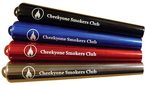 Cheeky One Smokers Club - Porta sigaretta in metallo, misura King Silver