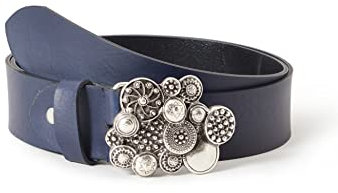 MGM Damen Coin G rtel, Blau (Marine 02), 85 EU