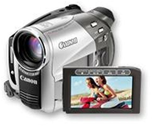 Canon DC50 Camcorder (DVD, 10-fach opt. Zoom, 6,9cm (2,7 Zoll) Display, Bildstabilisator)