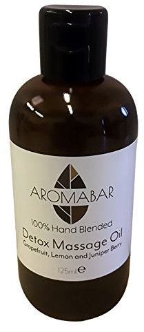 Detox Massageöl 125ml Beinhaltet Grapefruit Zitrone & Wacholder reine ätherische öle