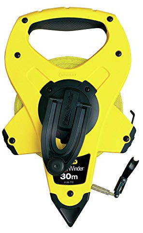 STANLEY 2-34-772 Mesure 30 m x 12,7 mm Ruban en fibre de verre Powerwinder