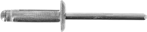 RESTAGRAF 11421 Steckniete, grau, 3 bis 9,5 mm x 19,8 mm