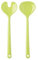 Mepal Salatbesteck Synthesis, Melamin, Latin Lime, 28 x 7.9 x 1 cm