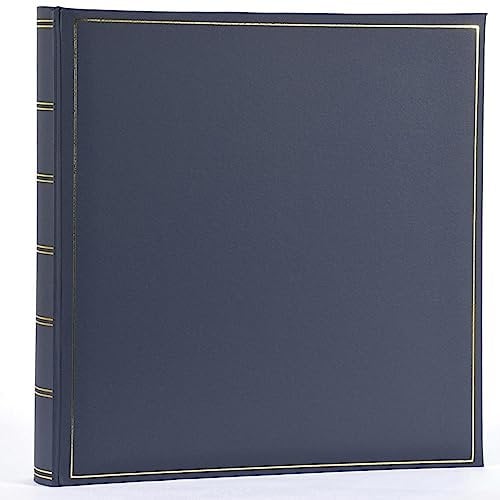 Henzo 1019807 Champagne Fotoalbum, Andere, blau, 35 x 35 x 5 cm