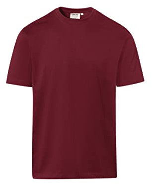 T-Shirt Heavy, Weinrot, XS