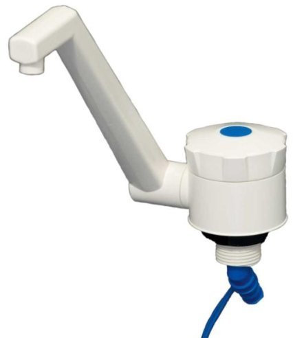 Grifo para caravanas (12 V), color blanco