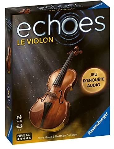 Ravensburger - Echoes Le Violon - Audio-Umfragespiel für Erwachsene und Kinder ab 14 Jahren - 1 bis 4 Spieler - Funktioniert mit einer kostenlosen Smartphone-App - Mixed - 20943 - Französische Version