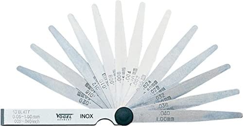 VOGEL 414107 - Juego 20 galgas Laton 100 mm (414007)