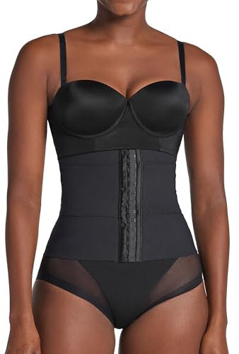 Leonisa Waist Trainer Damen mit Rückenstütze - Bauchweg-Effekt und Unterbrust Korsett Damen
