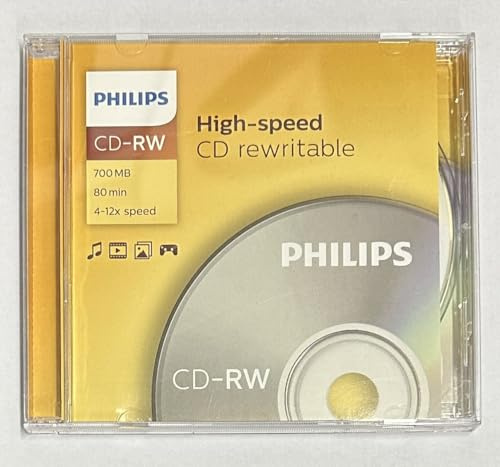 Philips CD-RW CD RW Rohling 80 Minuten 700MB