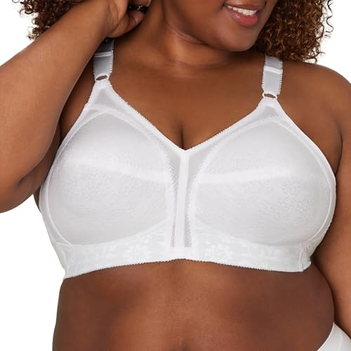 PLAYTEX Womens 18 Hour Sensational Support Wireless Us0020 Bras, White, 40D US