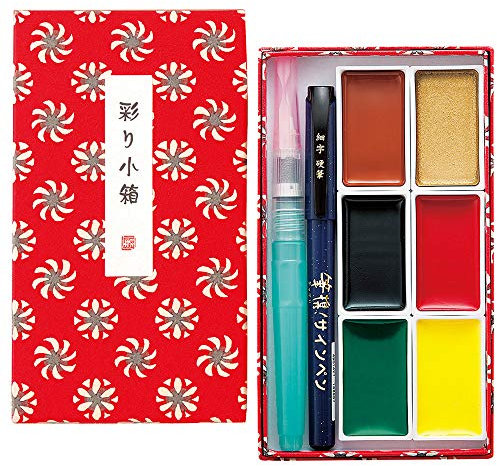 Kuretake Irodori-Kobako 6 colors (Japan Import)