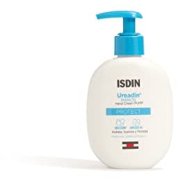 ISDIN Ureadin Manos Hand Cream Pump, Hidratación Prolongada y Rápida absorción, Fresco, Negro, 200 ml (Paquete de 1)