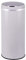 KITCHEN MOVE SOHO - Papelera de cocina (42 L, color blanco brillante, acero inoxidable, con flejado)