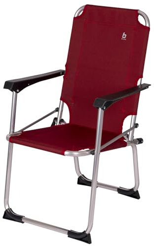 Bo-Camp Alu Kinder Stuhl Copa Rio Camping Klappstuhl Strand Garten Angel Faltbar Rot