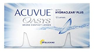 ACUVUE OASYS 2-Wochen-Kontaktlinsen für Tag und Nacht mit 0.75 dpt und BC 8.8 – UV Schutz, Austrocknungsschutz und extrem Komfortables Tragegefühl – 12 Linsen
