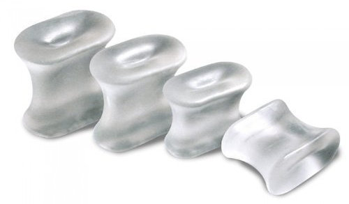 GelX All Gel Toe Spreader (x2) Small (4th/5th Toe) - Protects, Realigns and Moisturises