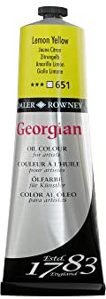 Daler Rowney Georgian Oil Colour 225ml - Lemon Yellow