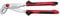 Wiha 26766 - Pince de Plomberie professionnelle Z 22 0 05 250 mm Professional Cod. Z22025005 Rouge