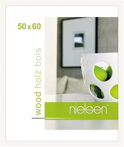 nielsen Holz Bilderrahmen Essential, 50 x 60 cm, Weiß